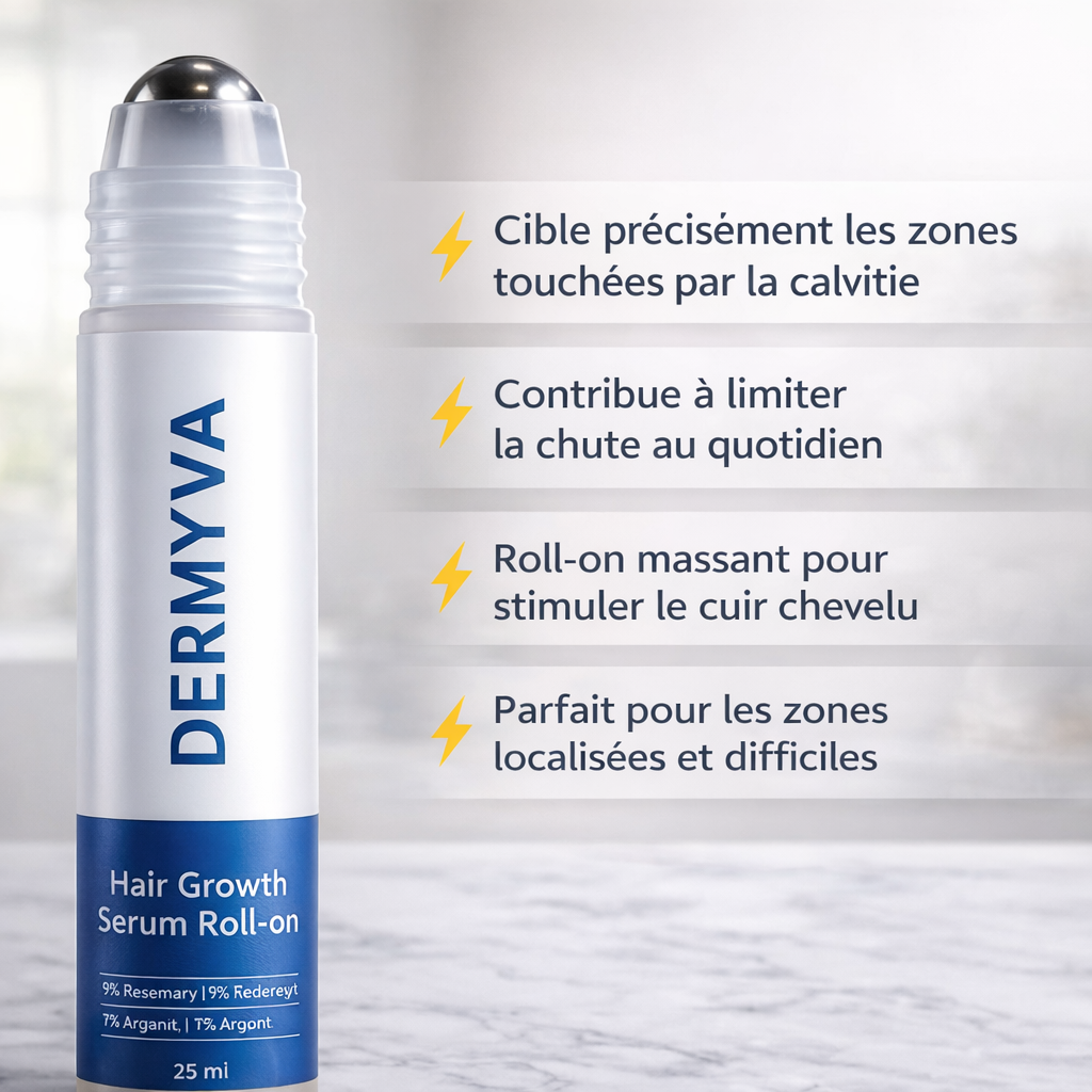 DERMYVA™ Sérum Roll-on Anti-Chute & Stop Calvitie
