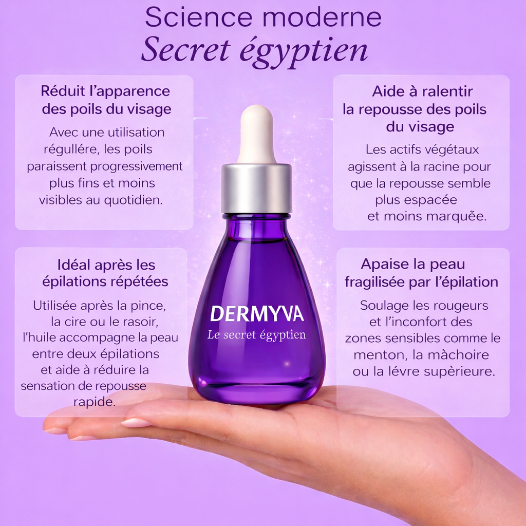 DERMYVA™ Huile visage post-épilation
